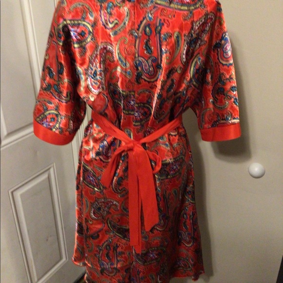 Multicolored Kimono styled dress. - Picture 8 of 11